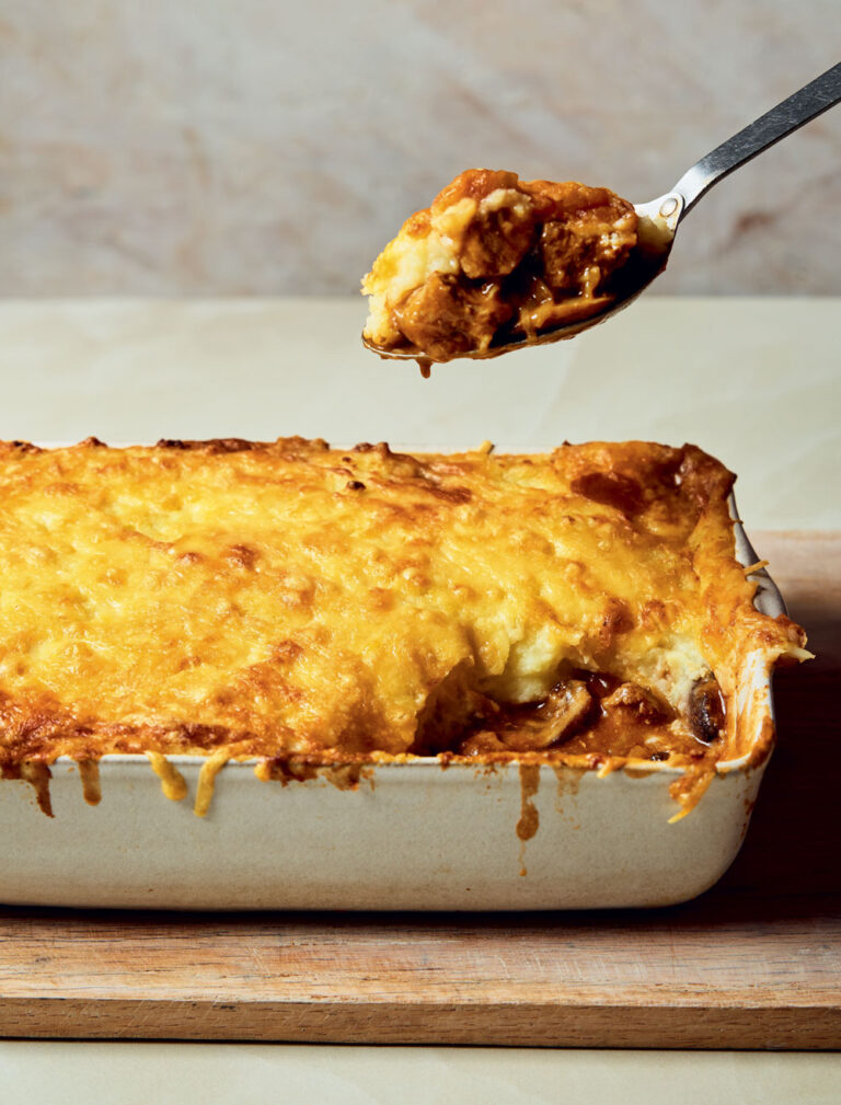 Mary Berry braised beef with cauliflower and potato mash