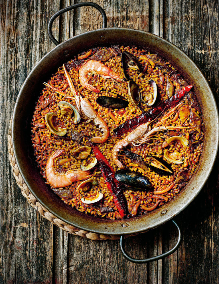 Paella de marisco recipe spanish made easy