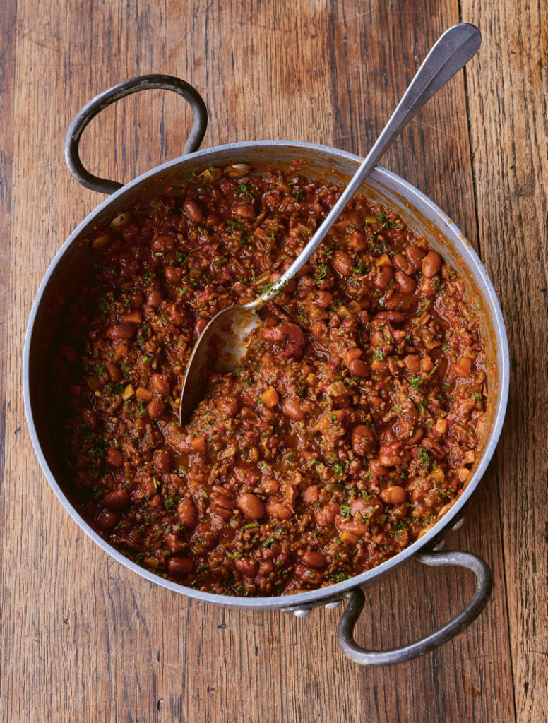Jamie Oliver Beef and Borlotti Bean Ragu