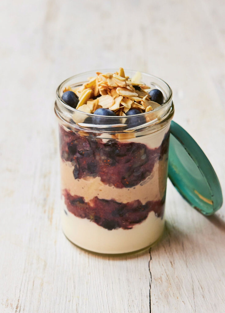 Jamie Oliver Berry Cheesecake Overnight Oats