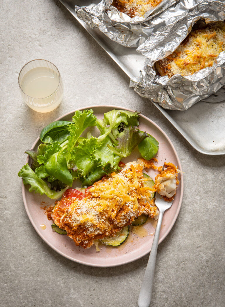 The Batch Lady Ratatouille-Inspired Hake Parcels