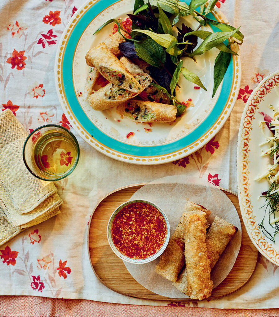 Vietnamese Fried Chicken Spring Rolls Recipe