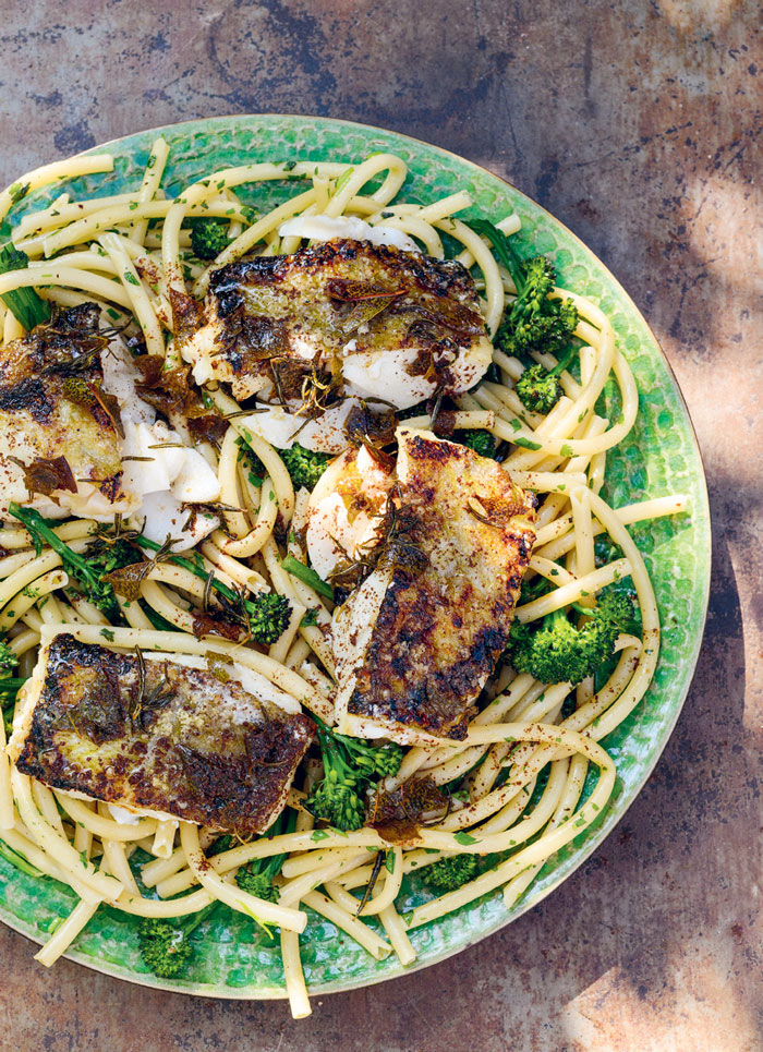 Cod Loin Fillets with Brown Butter Sauce