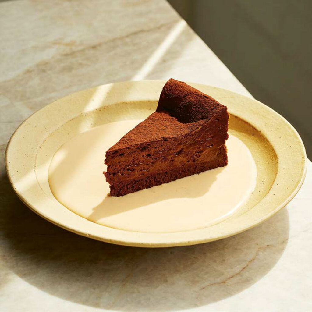 Dinner Party Cake, aka Double Baked Flourless Chocolate Cake