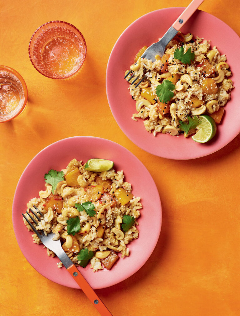 Shelina Permalloo Pineapple Fried Rice with Cashews