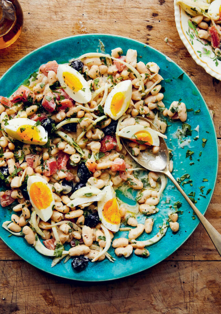 Ozlem Warren's Antalya-Style Bean Salad with Tahini Sauce