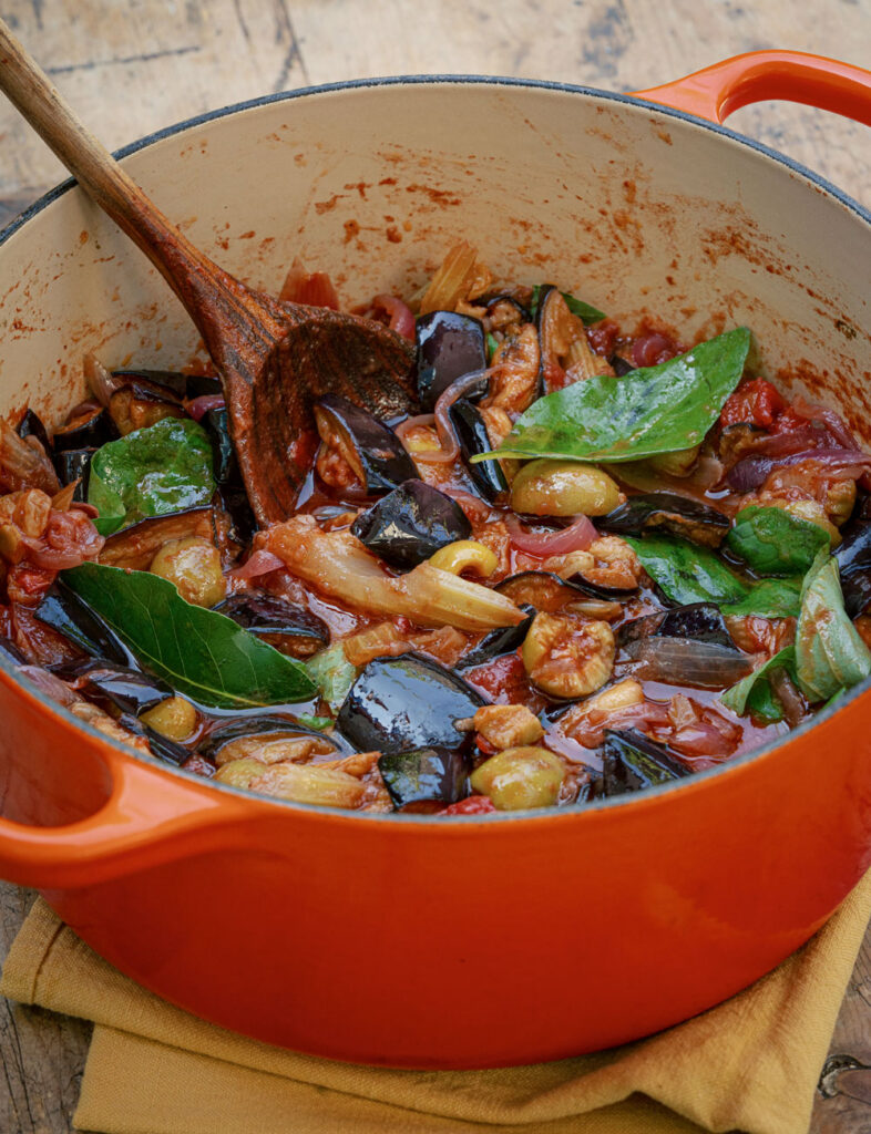 Caponata: Sicilian Sweet and Sour Aubergines