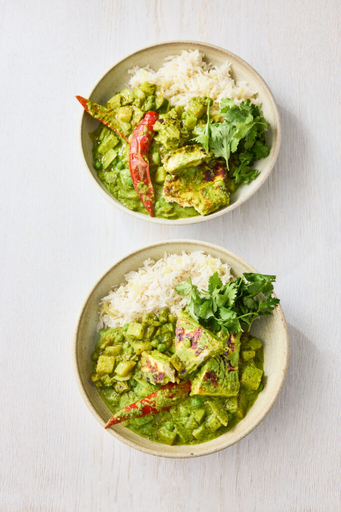 Jamie Oliver’s Pea, Paneer and Potato Curry