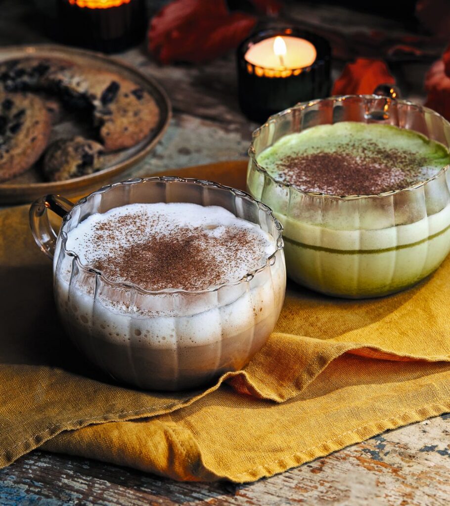 Pumpkin Spice Latte or Matcha