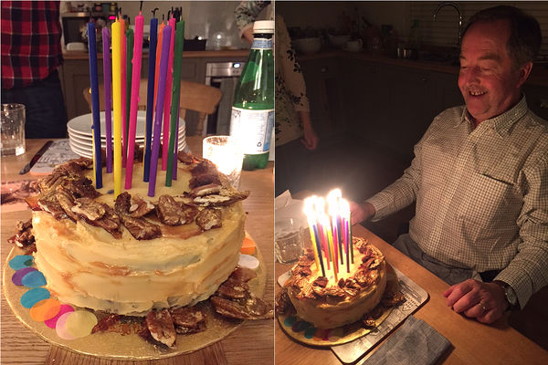 Chocolate, Rye and Pecan Celebration Cake | Birthday Bake
