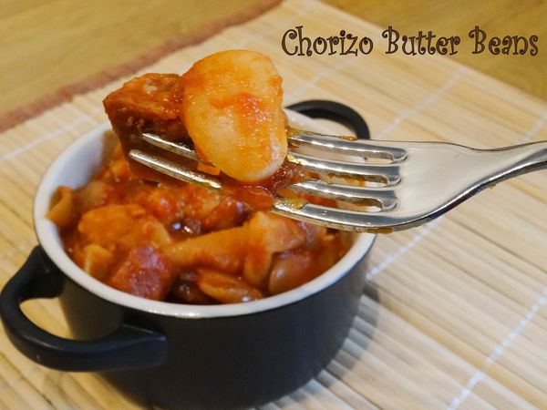 Chorizo Butter Beans | Slow Cooker Recipe