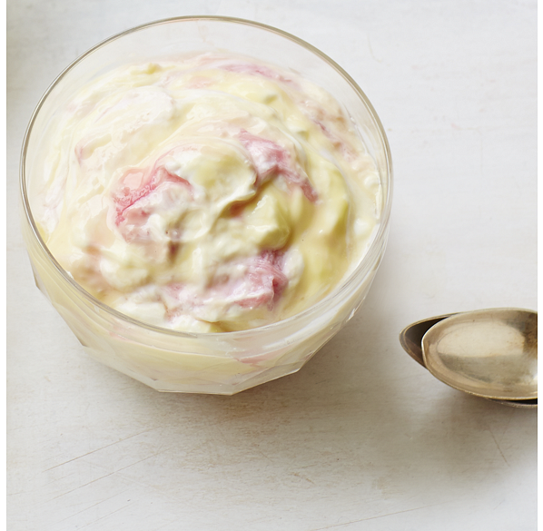 Rhubarb and Custard Fool | Simple Dessert