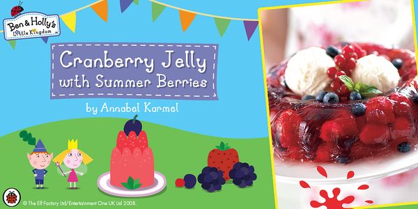 Cranberry Jelly with Summer Berries