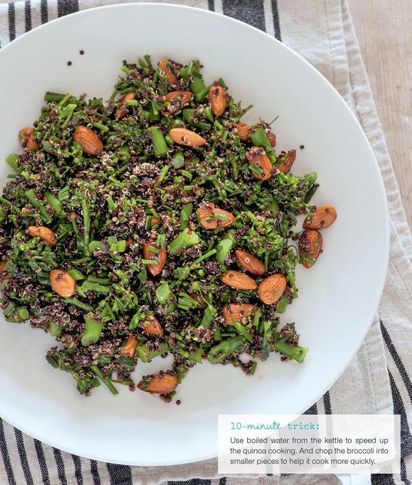 Easy Grain Store Cupboard Recipes | Quinoa & Broccoli Salad