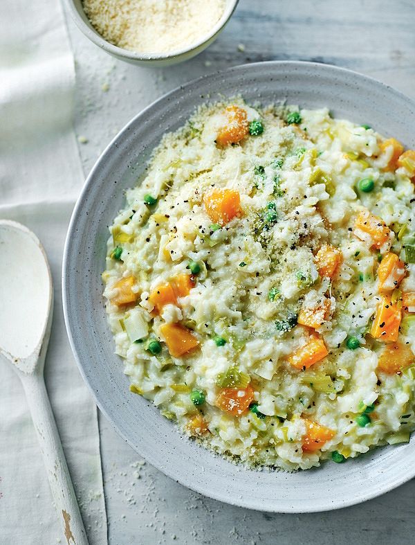 easy dinner recipes for kids annabel karmel squash pea risotto