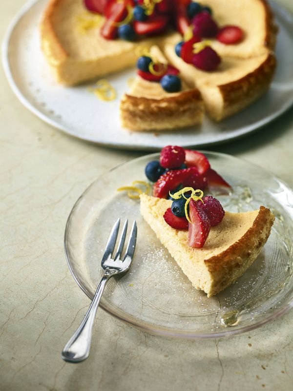 Baked Summer Cheesecake | Berry Dessert Recipe