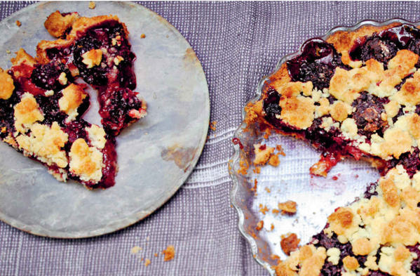 Seasonal summer bakes and desserts from The Violet Bakery Cookbook - cherry cobbler