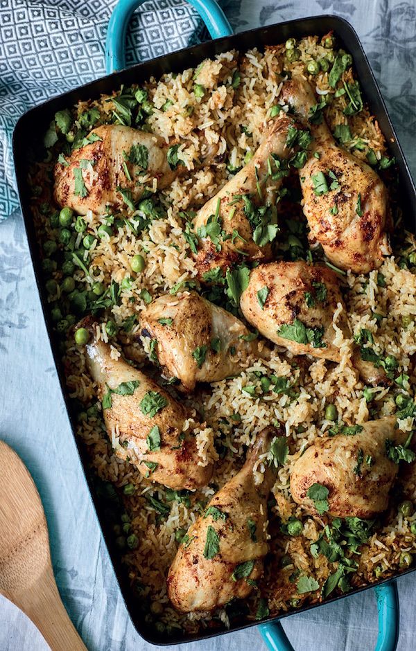 Nadiya Hussain’s easy one-pan family meals chicken and rice bake