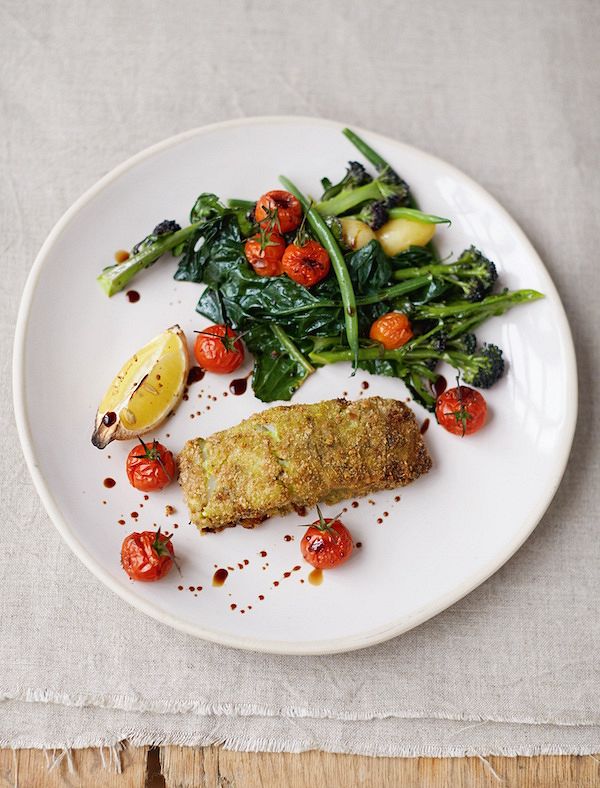 quick dinner recipes for kids jamie oliver crumbed pesto fish everyday super food