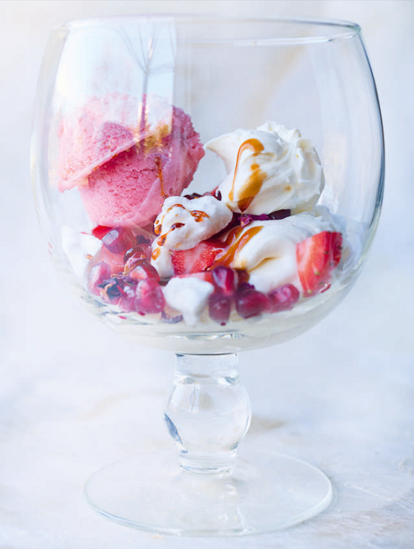 berry dessert alternative strawberries and cream nopi ottolenghi strawberry and rose eton mess