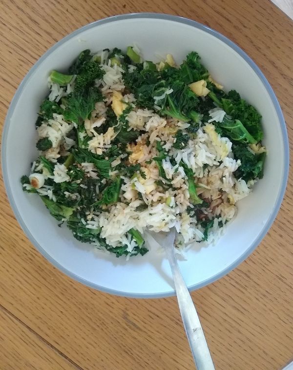 Kale, Sesame and Soy Fried Rice | Easy Midweek Meal 