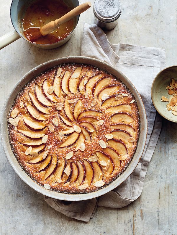 Classic British puddings from Mary Berry brioche frangipane apple pudding