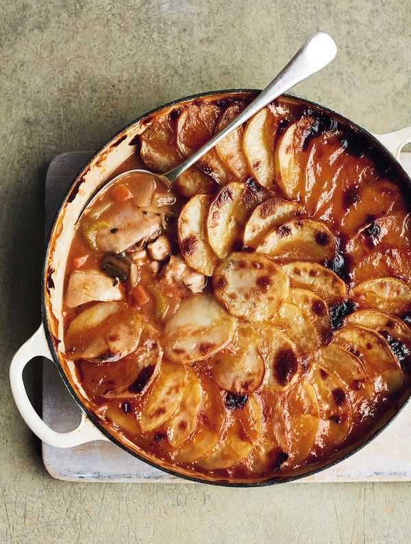 Ultimate comfort food classics Mary Berry's new cookbook simple comforts chicken hot pot with potato topping