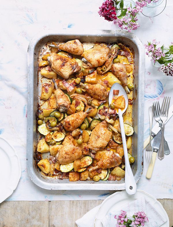 Quick & Healthy One-Tray Oven Chicken Recipes - mary berry chicken one tray recipe