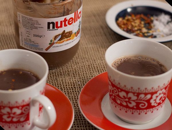 Nutella Hot Chocolate | Winter Drinks 