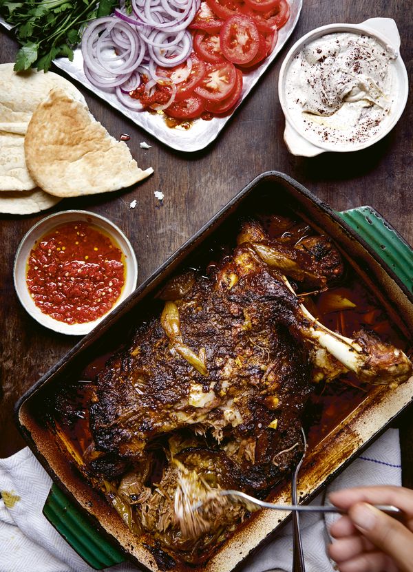 Palestinan Dinner Party Ideas | Pulled Lamb Shawarma