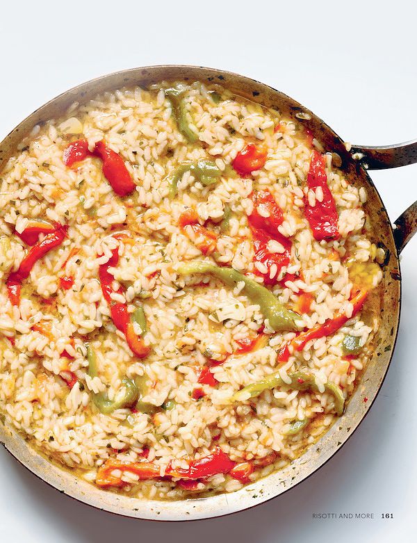 risotto recipes risotto with peppers anna del conte italian kitchen