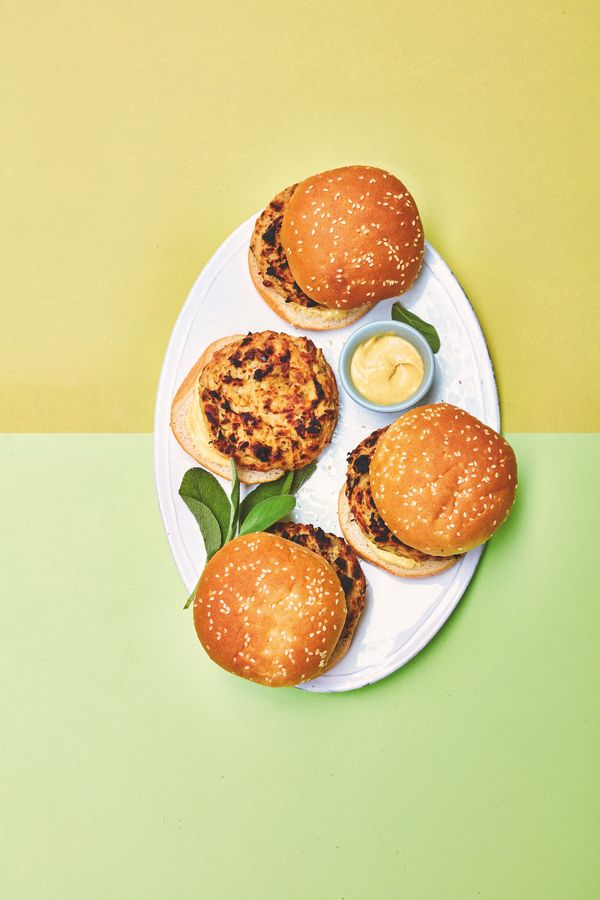 Rukmini Iyer Sage and Cannellini Burgers | Easy Vegan Barbecue Recipe
