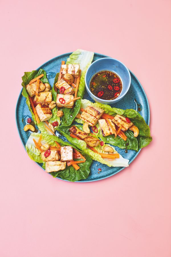 Rukmini Iyer Tofu Lettuce Wraps | Easy Vegan Barbecue Recipe