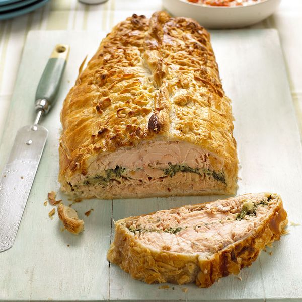 best mary berry salmon recipes salsa verde en croute cook up a feast