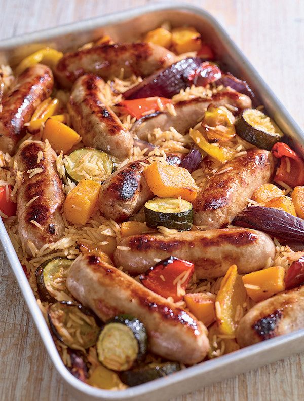 sausage one tray oven recipe