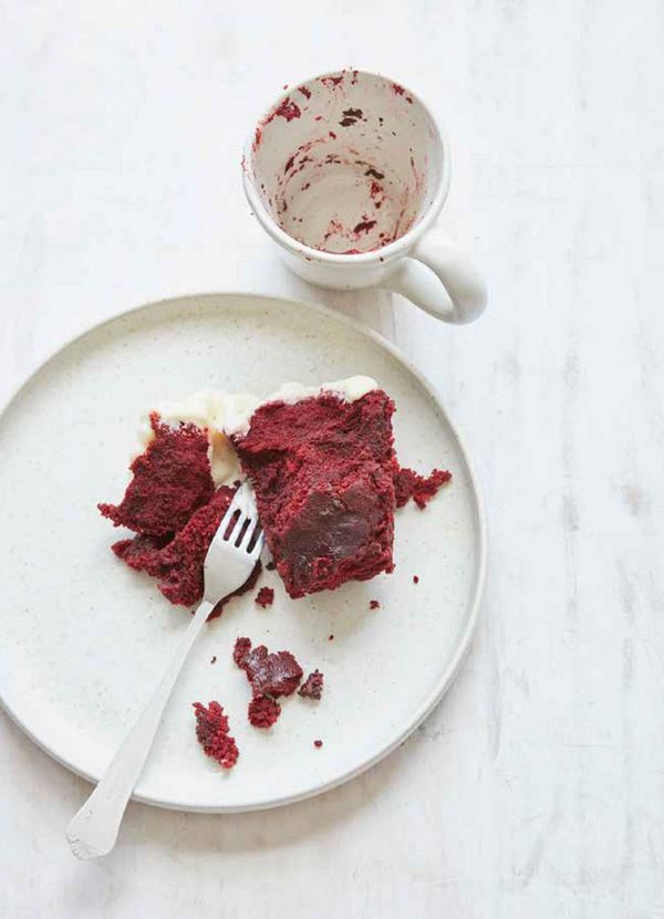 easy cake in a mug recipes six minute red velvet cake in a mug microwave mug cakes six minute showstoppers sarah rainey