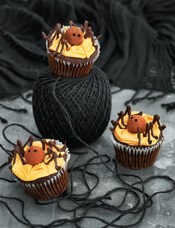 Spider Cupcakes | Halloween Baking