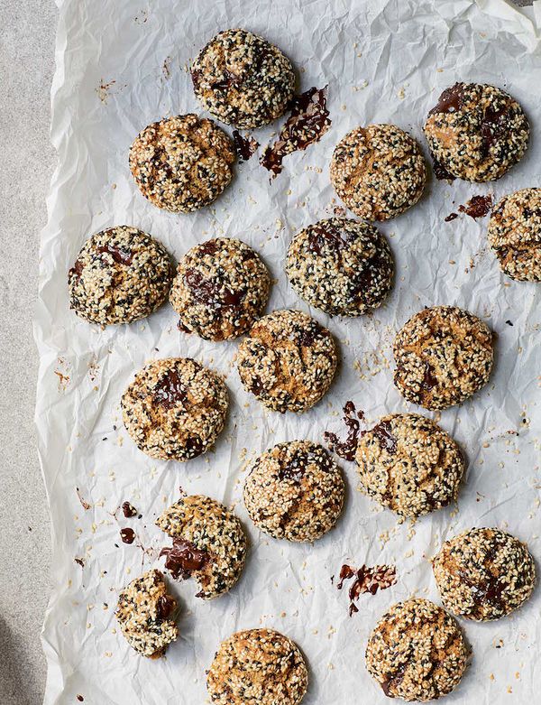 best recipes of 2020 Tahini Chocolate Chip Cookies from Eat Green by Melissa Hemsley