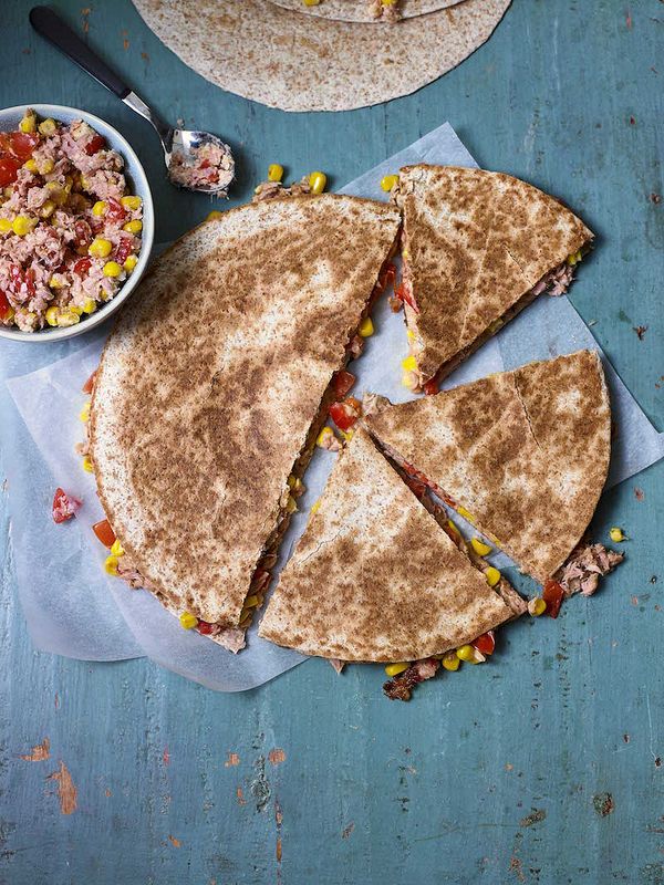 working from home lunch ideas tuna quesadillas eat well for less