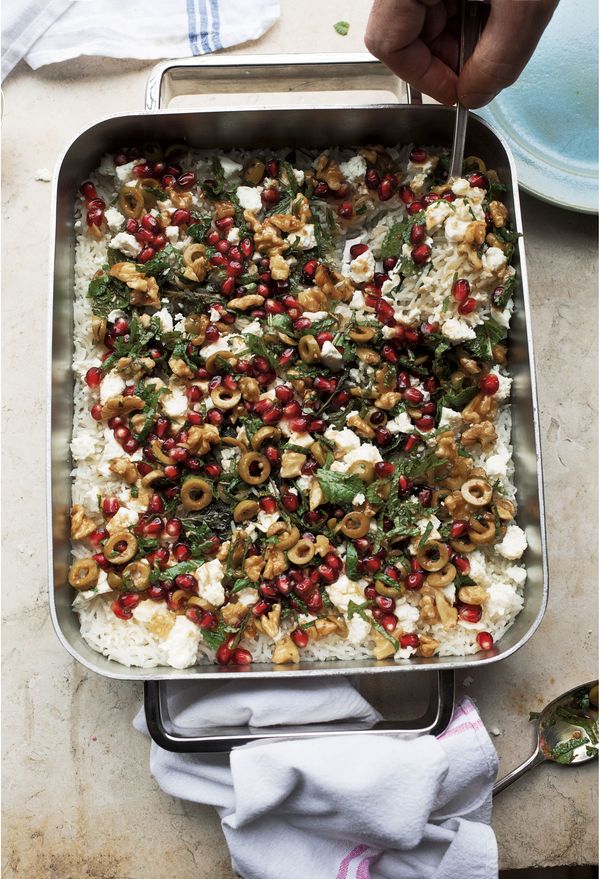 Easy Store Cupboard Rice Recipes | Ottolenghi Baked Mint Rice